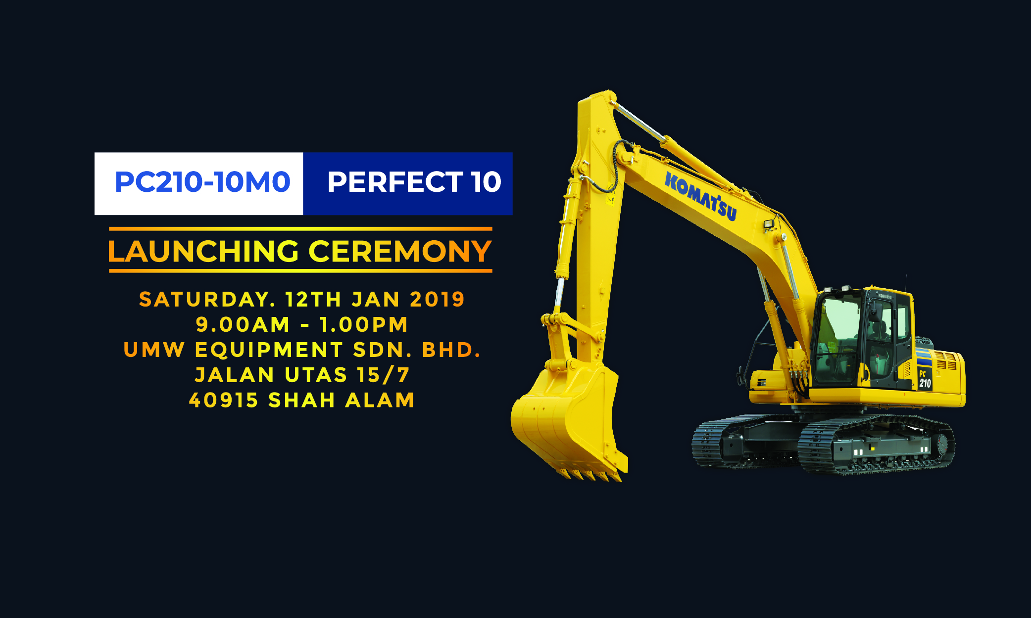PC210-10M0 | PERFECT 10 Launching Ceremony